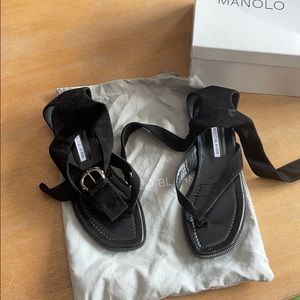 Manolo Blahnik flat sandals
